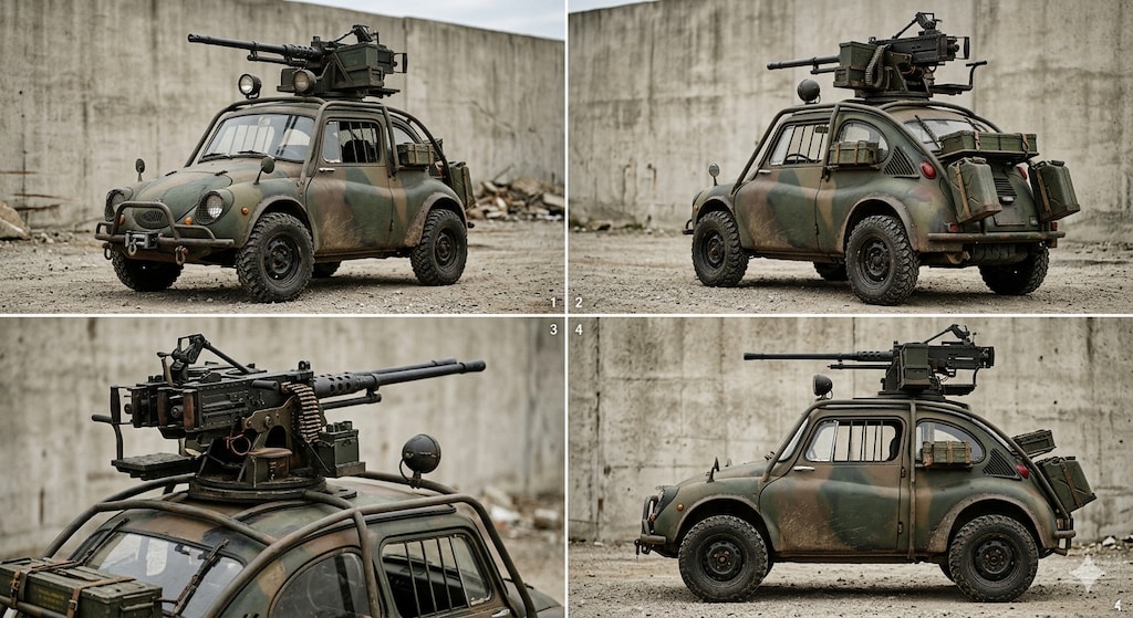スバル360軍用車