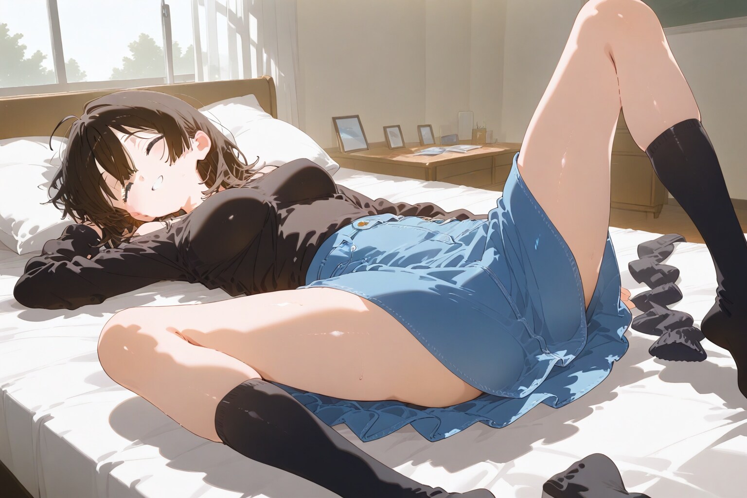 だらしなく眠る姉