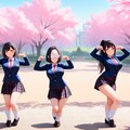 春休みの部活中のJKたち 2枚目