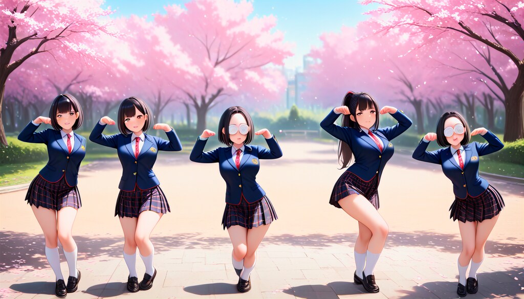 春休みの部活中のJKたち