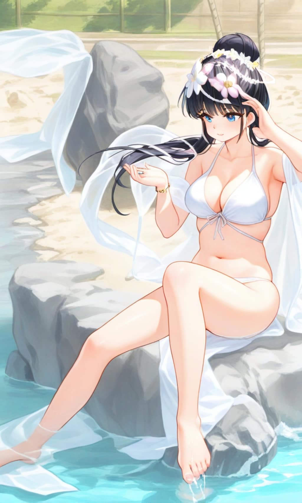 水辺のまどかさん
