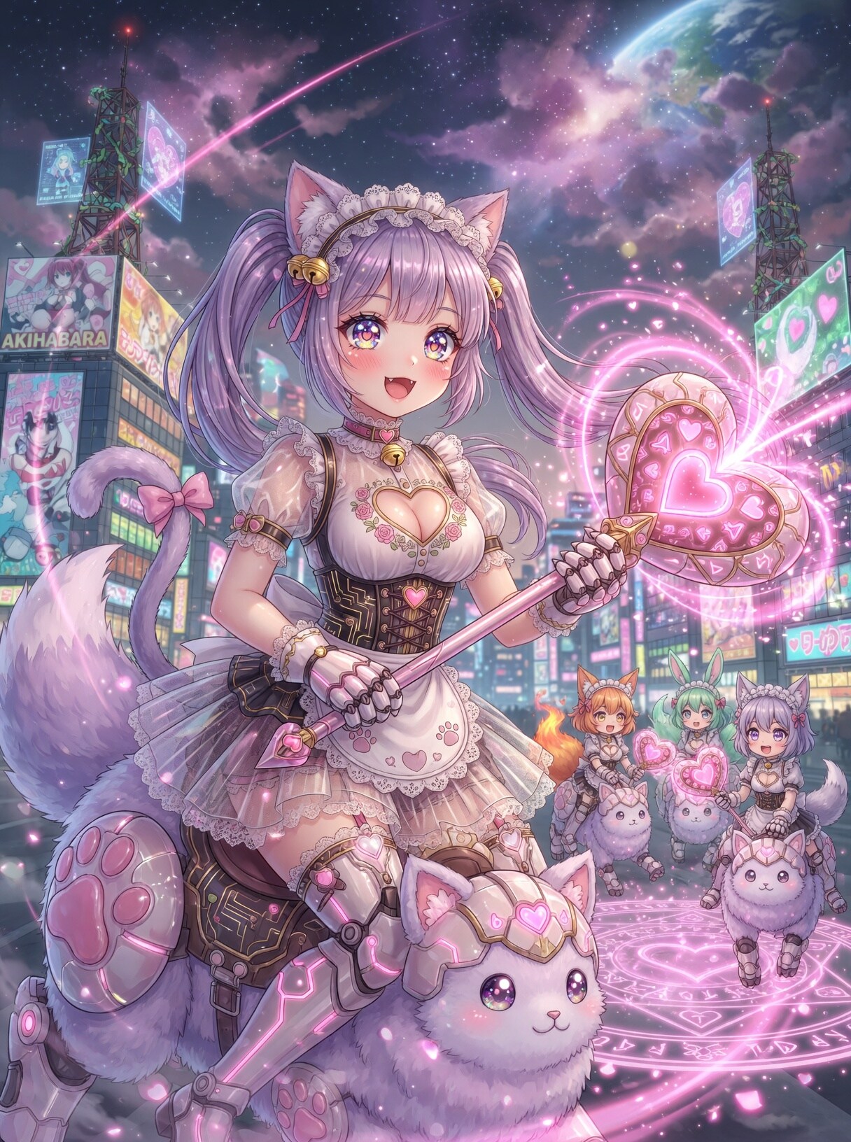紫ツイにゃん
