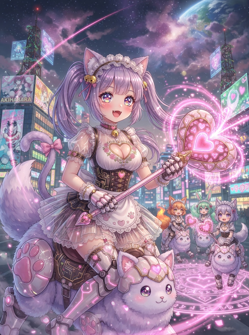 紫ツイにゃん