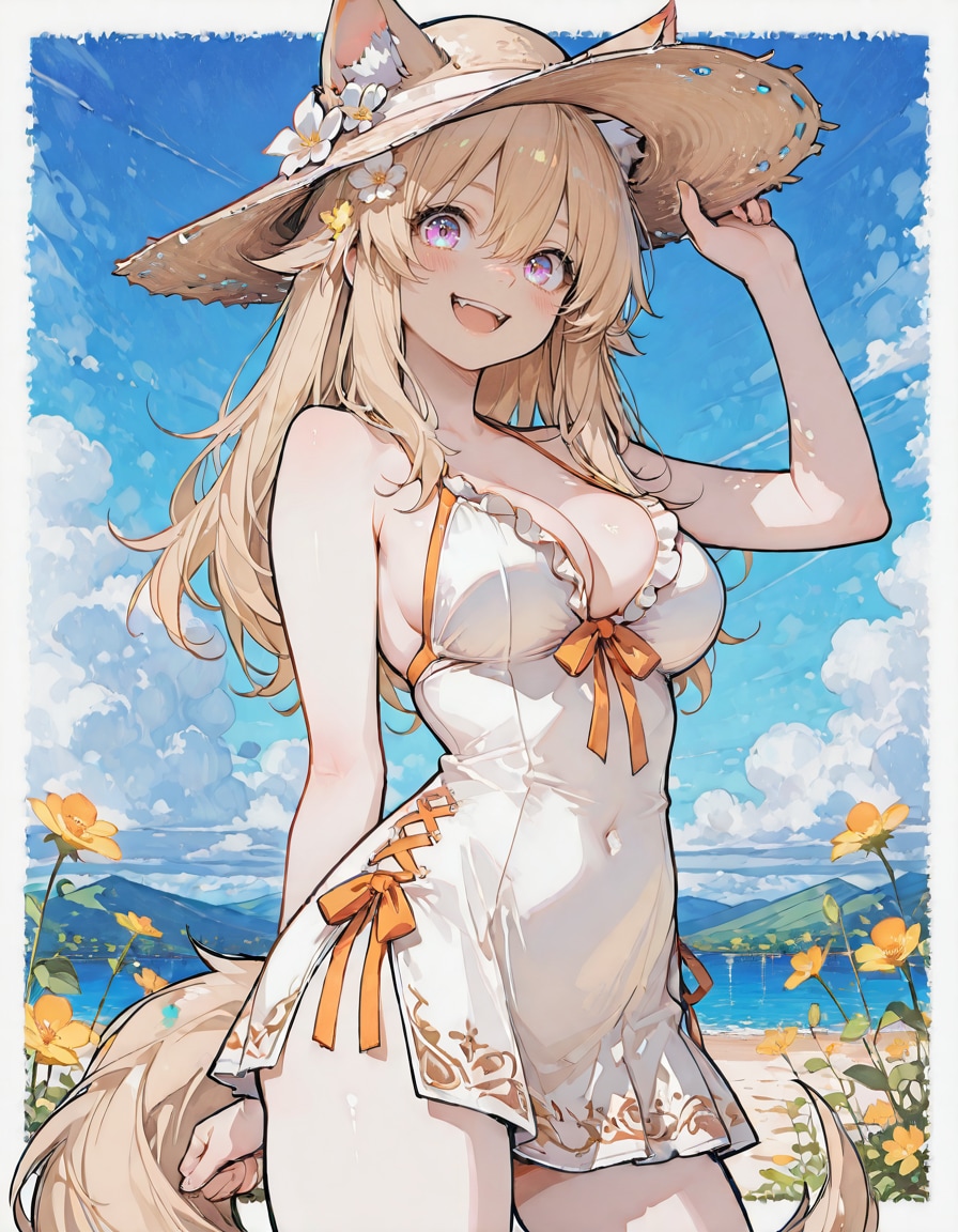 けもみみ娘 | の人気AIイラスト・グラビア