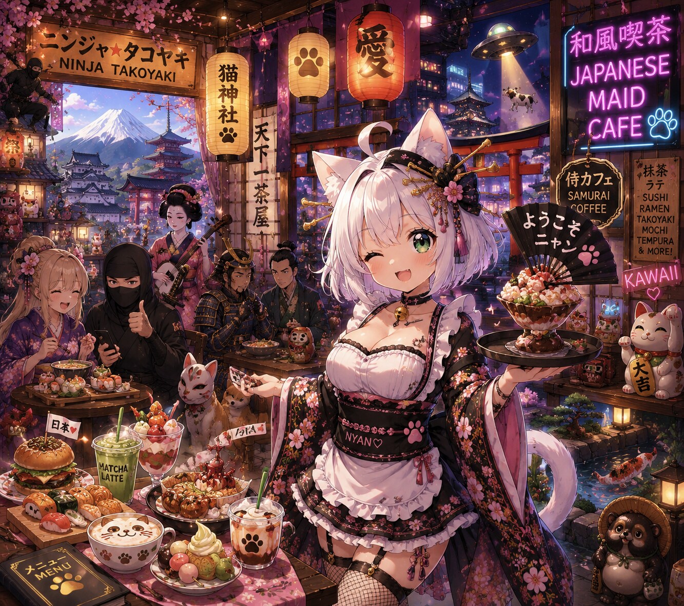 外国人向け和風喫茶