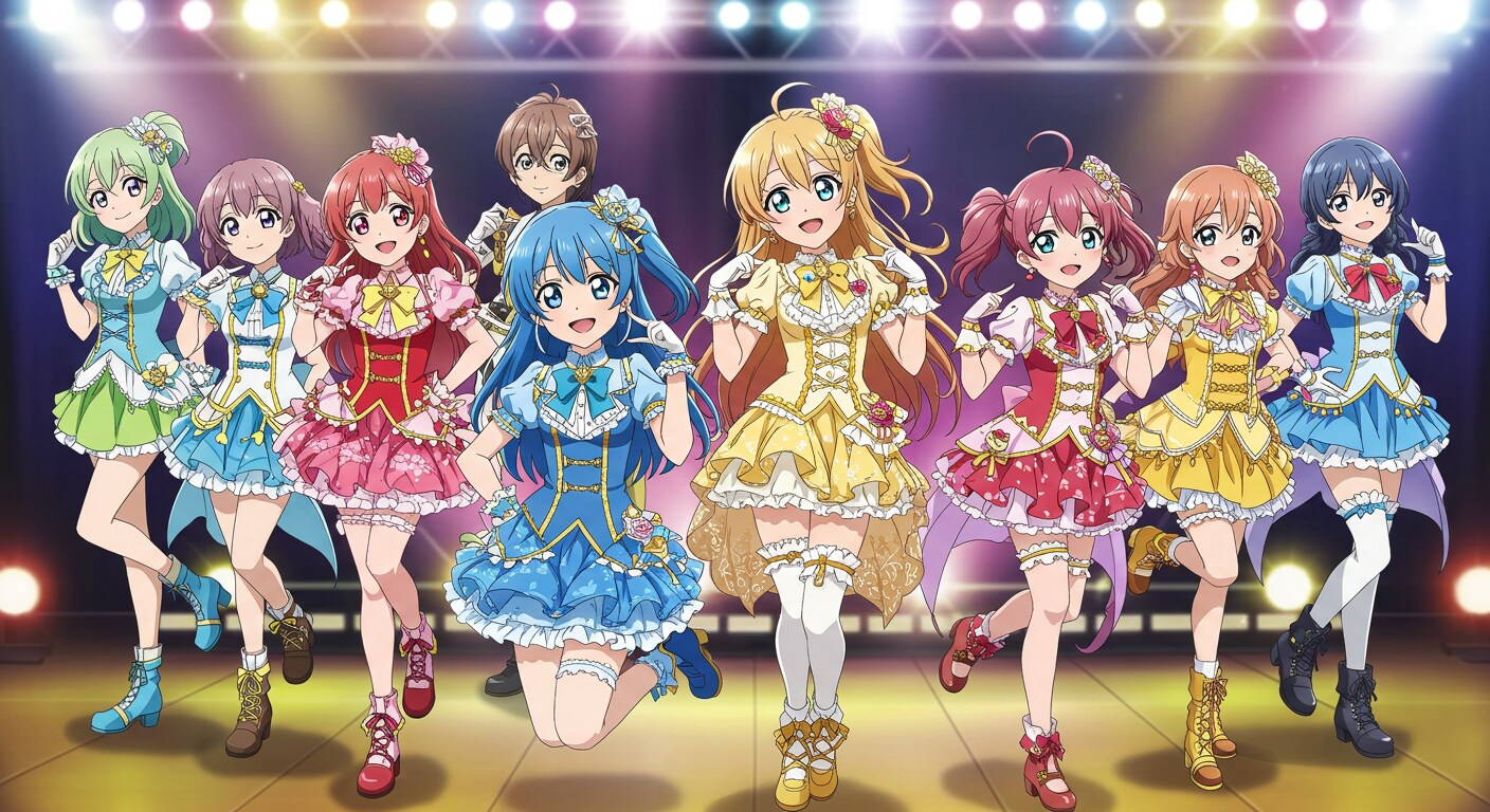 アイマスとラブライブを合成したキャラ | の人気AIイラスト・グラビア