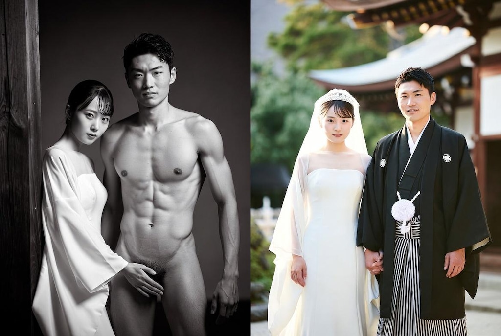 【ジューンブライド特別月間】新郎新婦ヌード