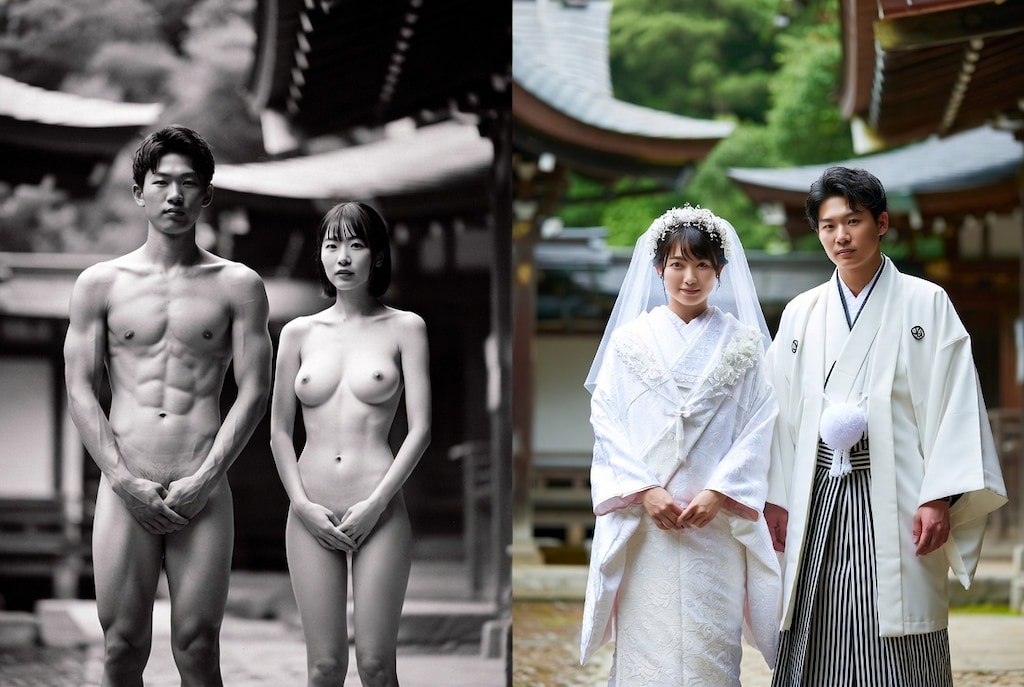 【ジューンブライド特別月間】新郎新婦ヌード