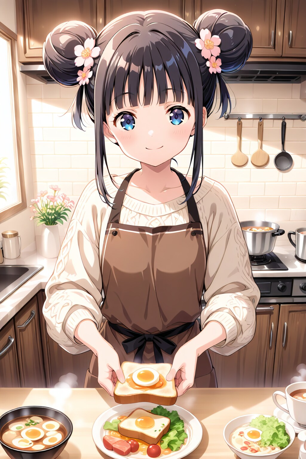 おだんごちゃん🍡✨と朝ごはん🍚✨　12/17