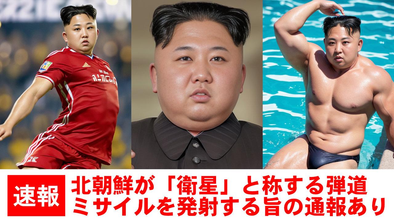 「速報」弾道ミサイル発射予告