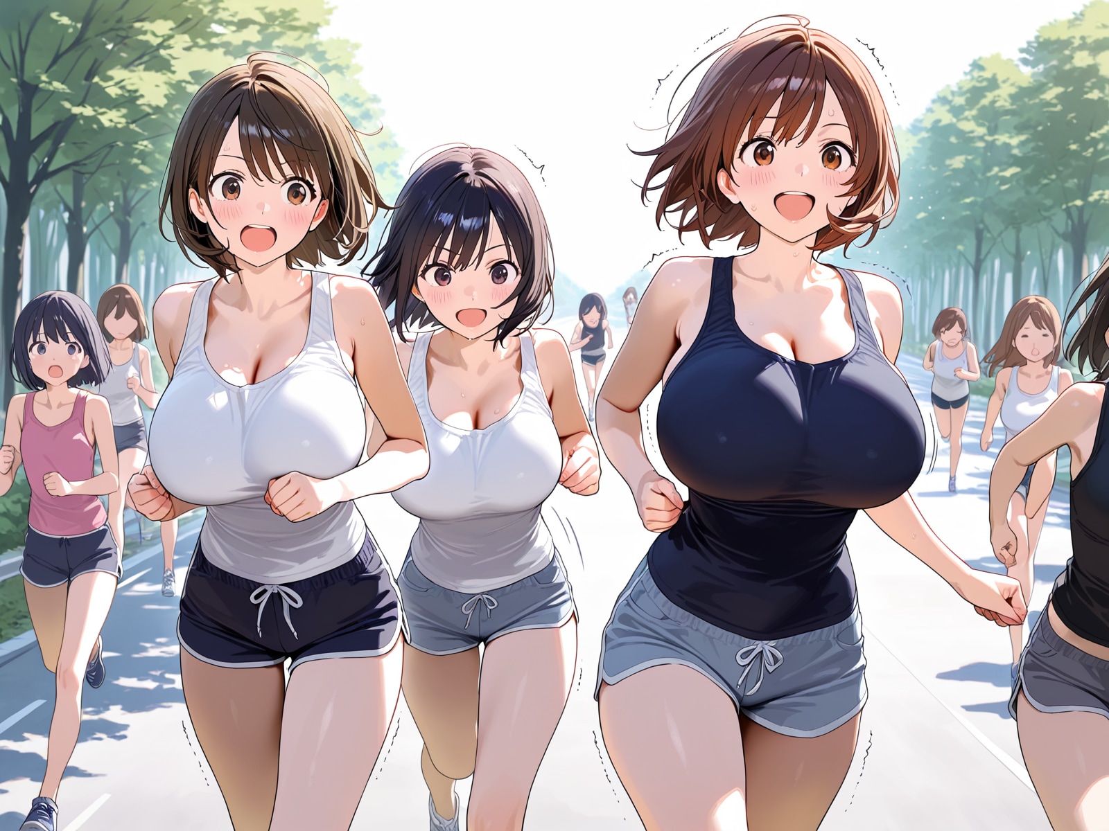 タンクトップ限定マラソン大会