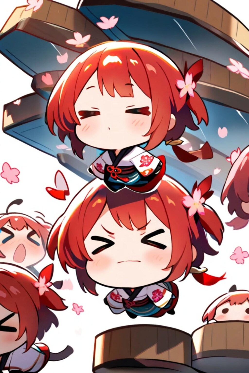 赤髪ちゃんがいっぱい