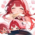 赤髪ちゃんがいっぱい 2枚目
