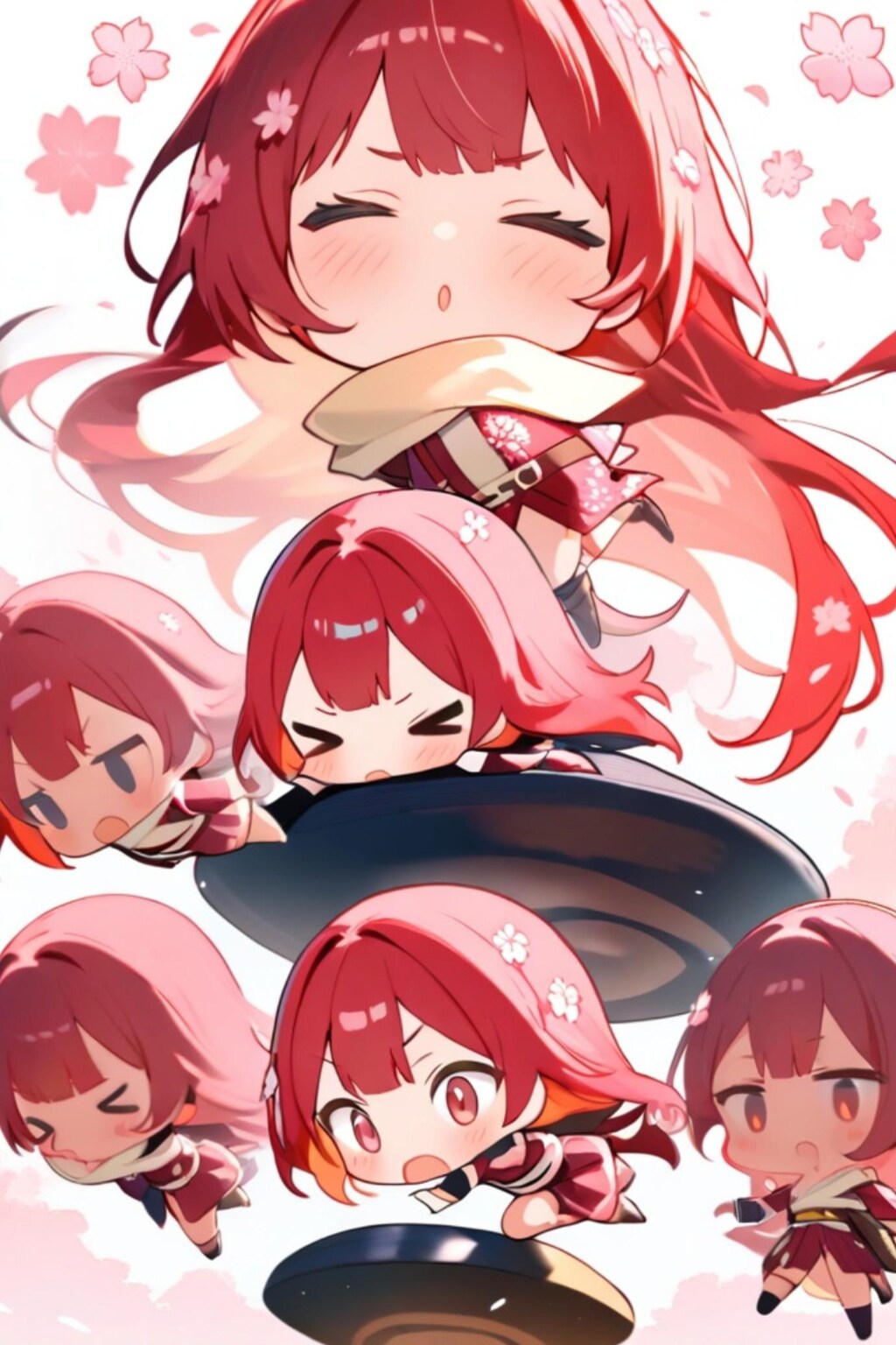 赤髪ちゃんがいっぱい