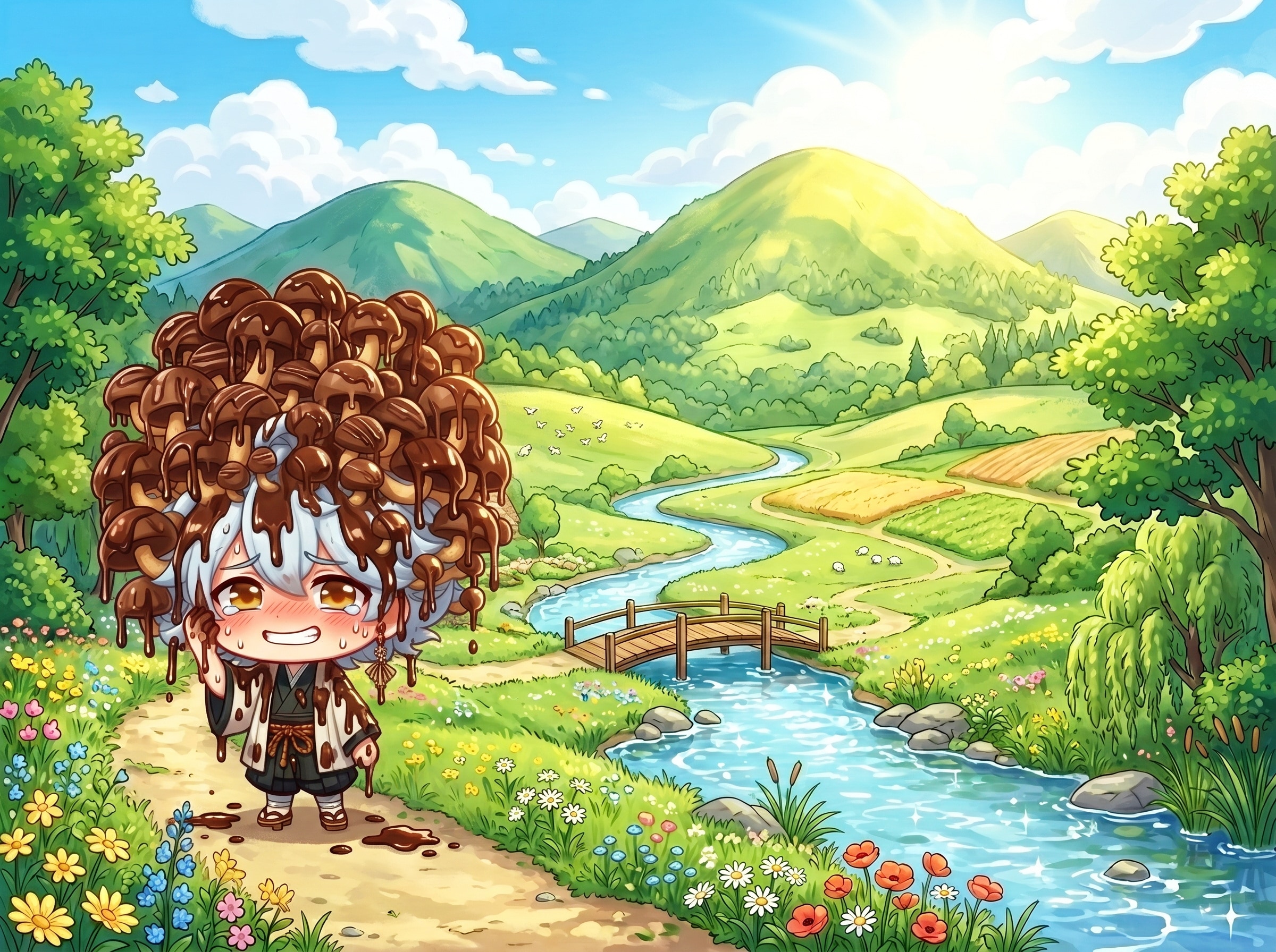 溶けるきのこの山
