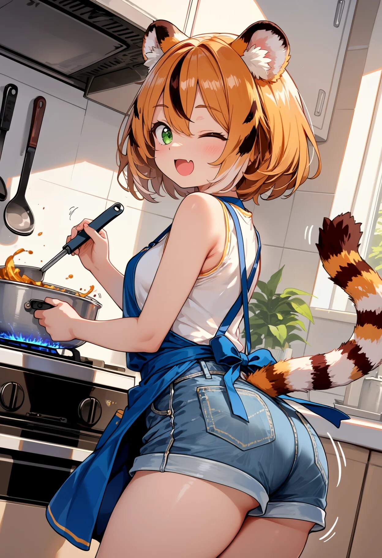 もうちょっとでできるから、待っててね