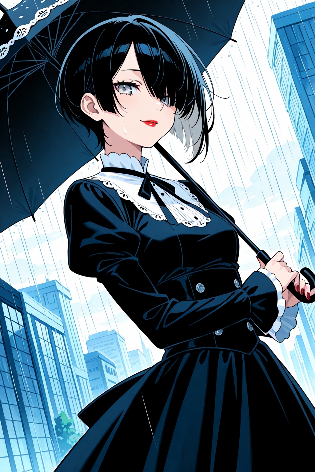 雨の日のお嬢様