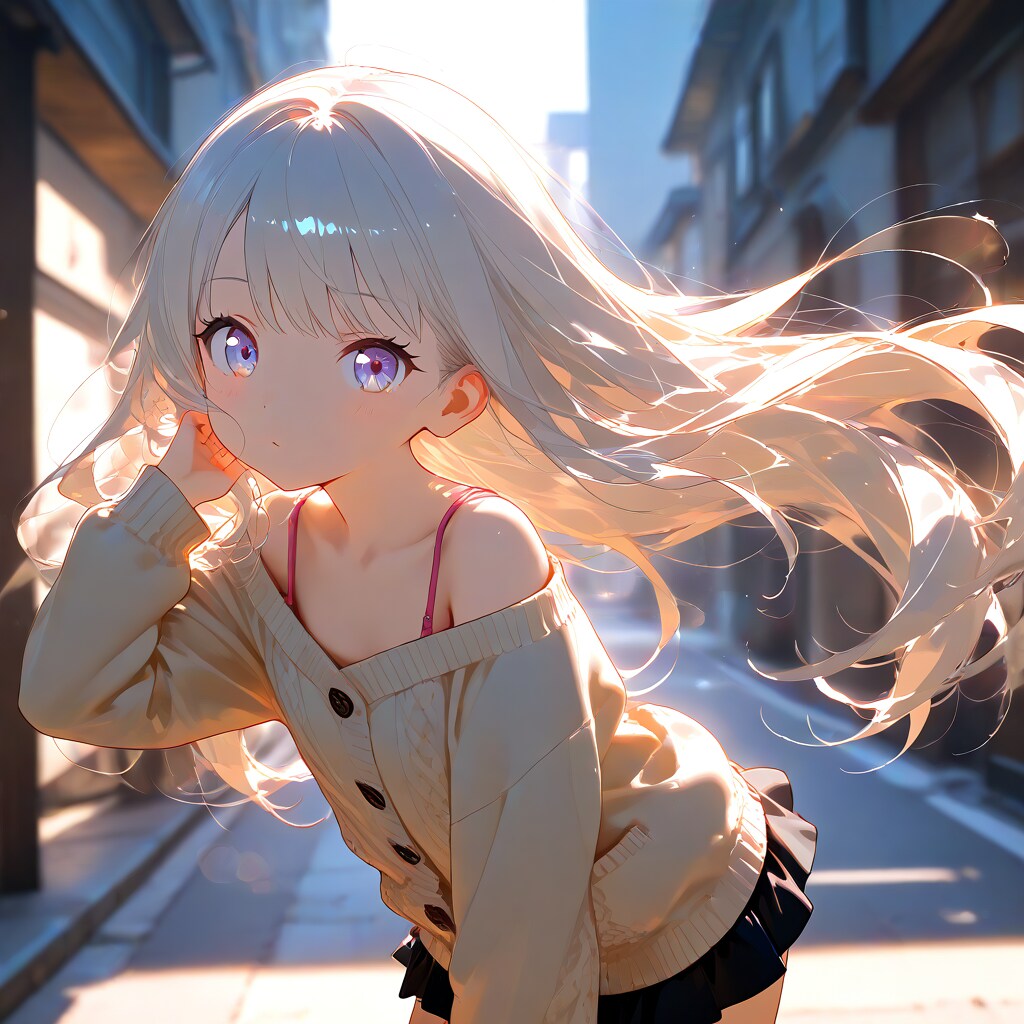 Carried by the Passing Light / 通り過ぎる光の中で | の人気AIイラスト・グラビア