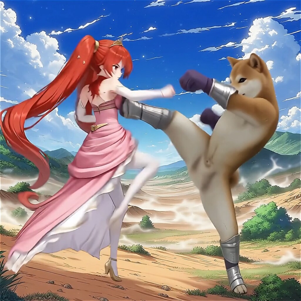 閑話：抑圧されたエロを格闘技で発散（赤vs柴公）動画あるよ