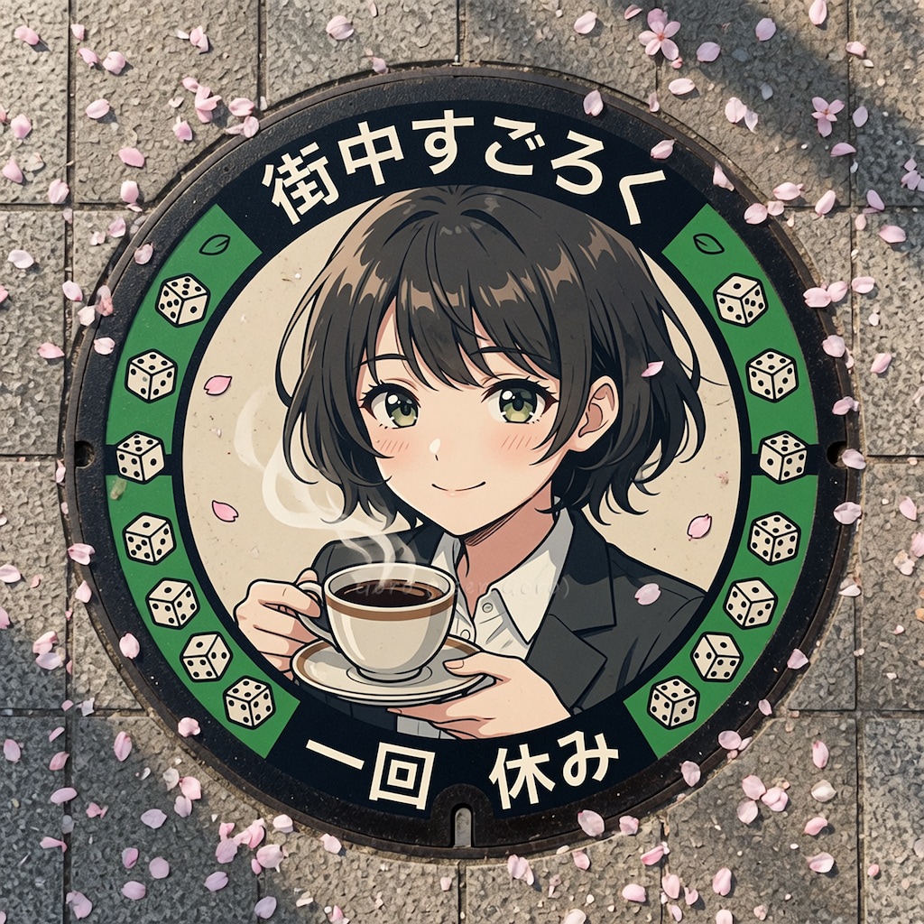 一回休みのマンホール
