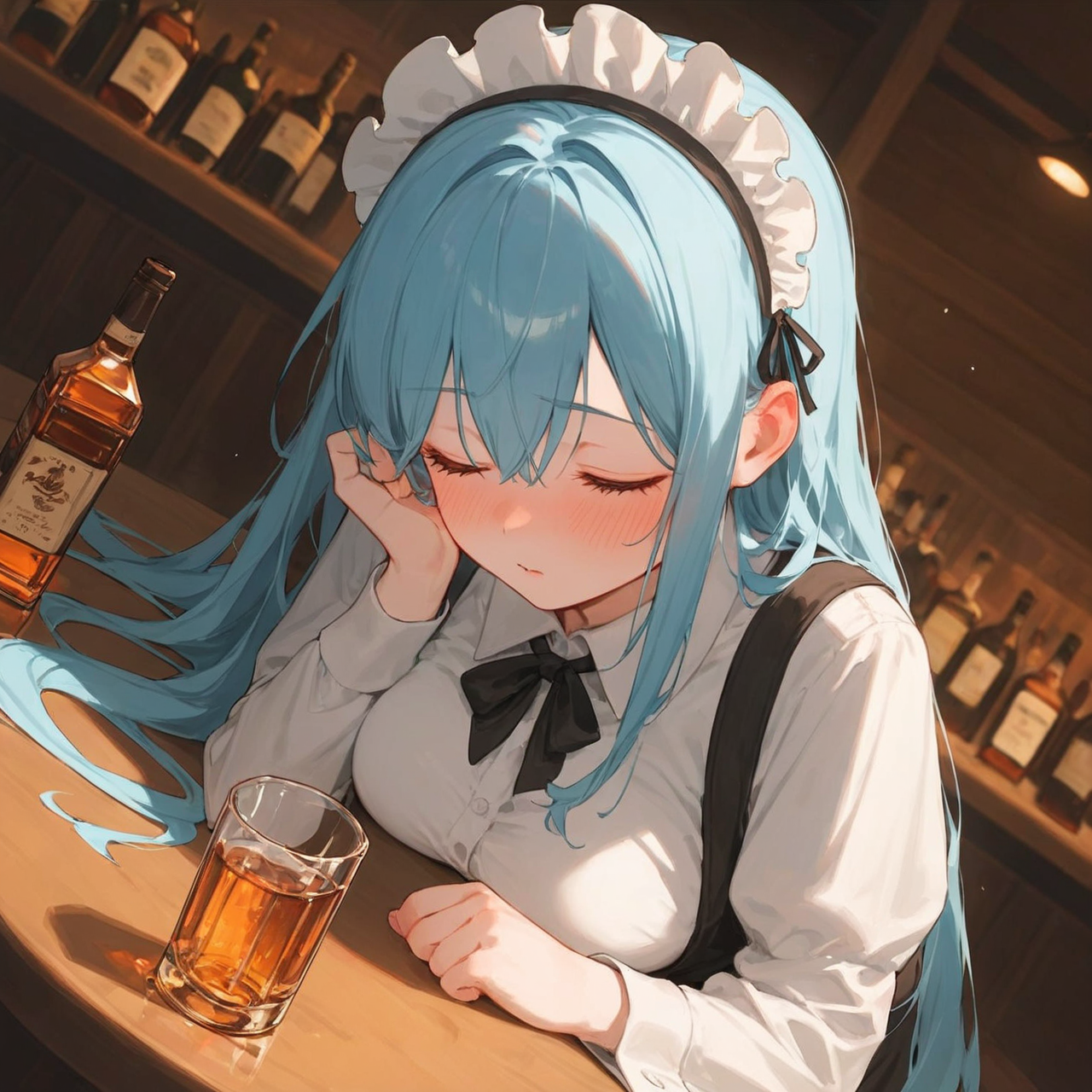 酔いつぶれメイドさん