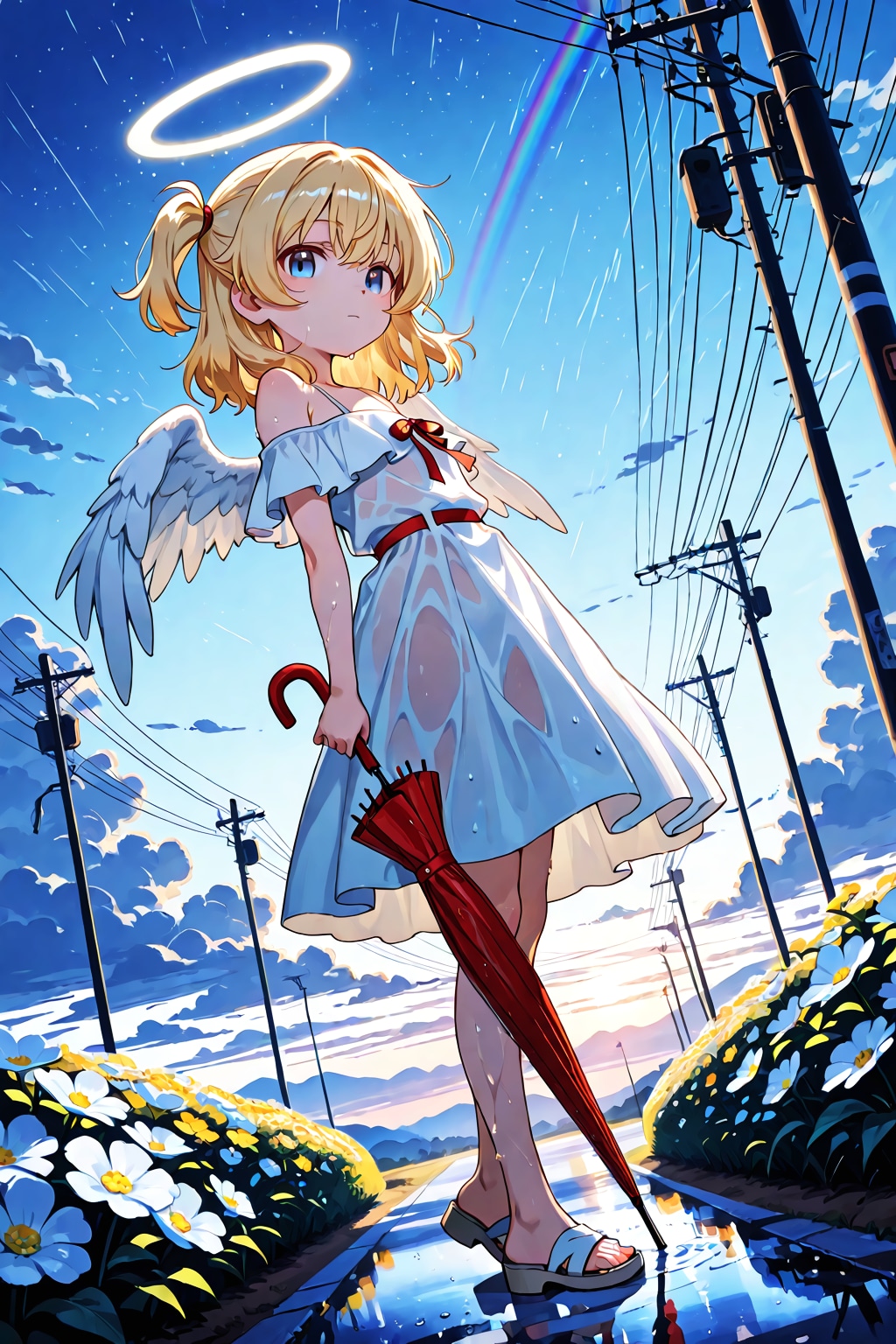 雨と翼の背伸び