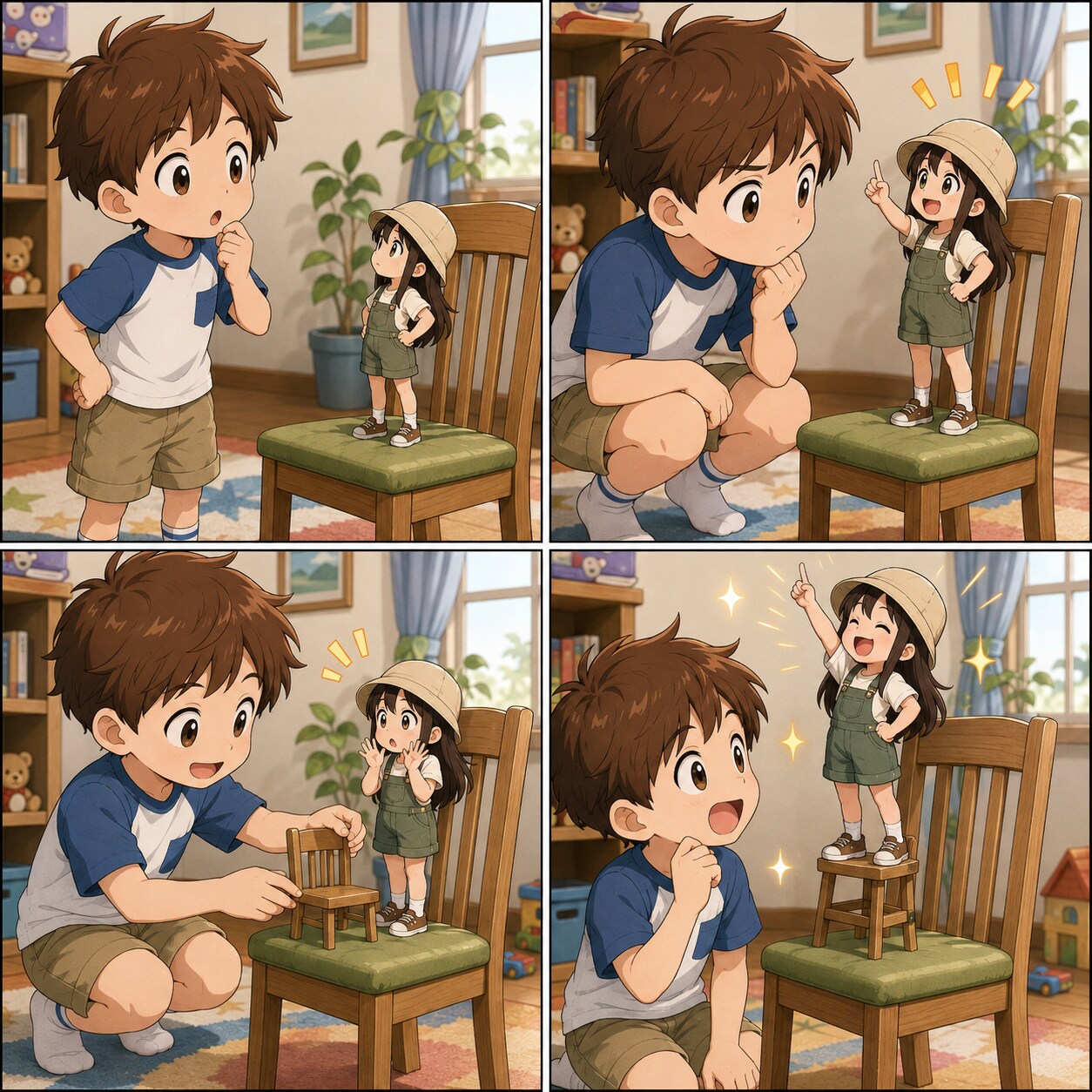 少年と小人 | の人気AIイラスト・グラビア