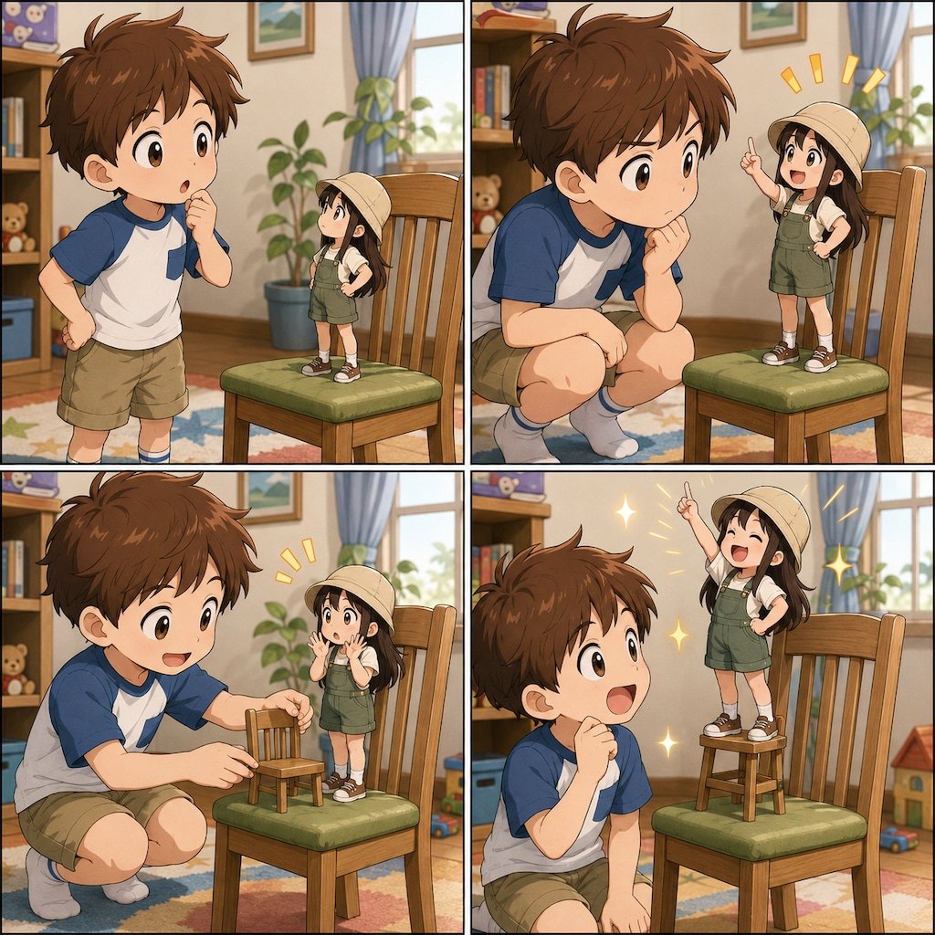 少年と小人