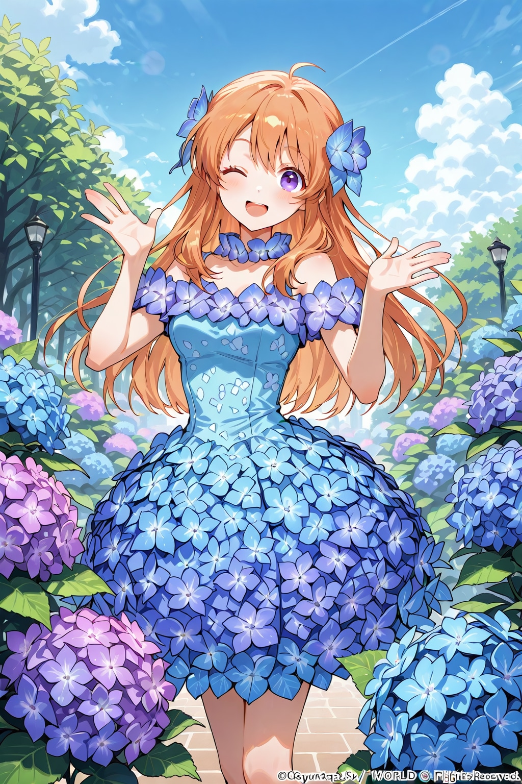 紫陽花による紫陽花の為の紫陽花の少女