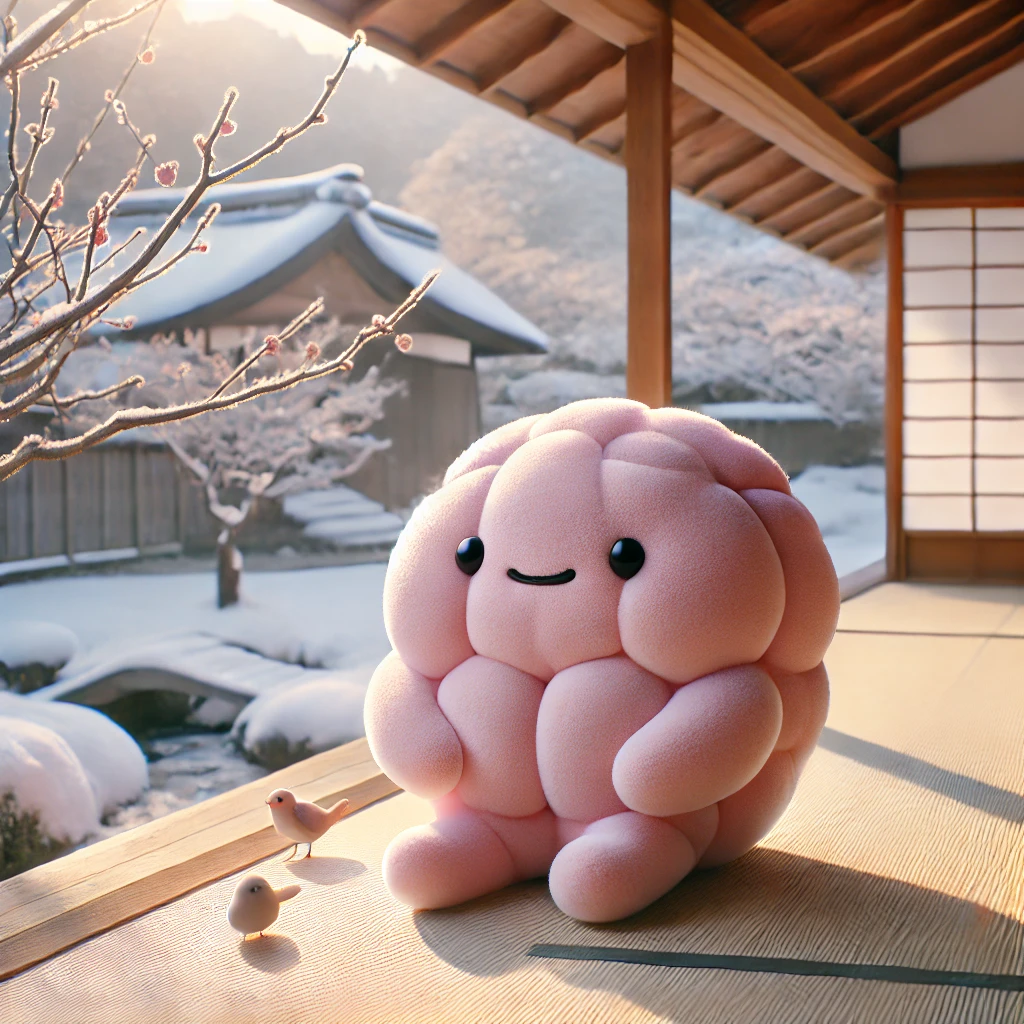 ももほうくんと ふゆのにわ