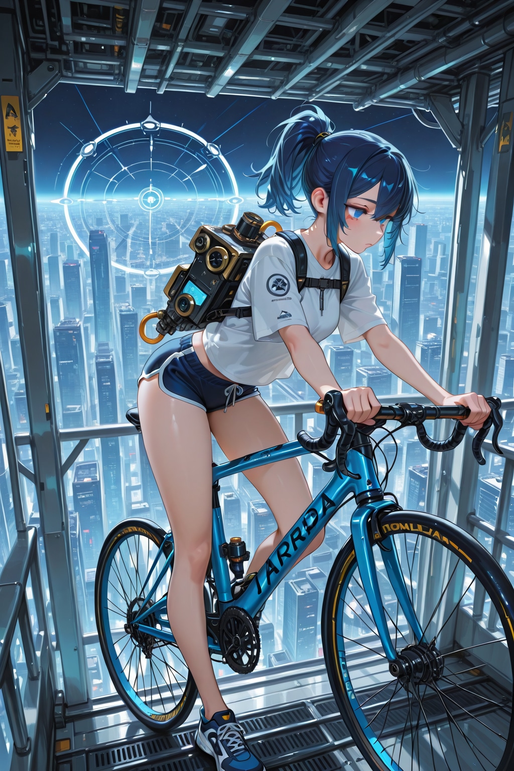 青ぽにちゃん サイクリング_ECHIDNA