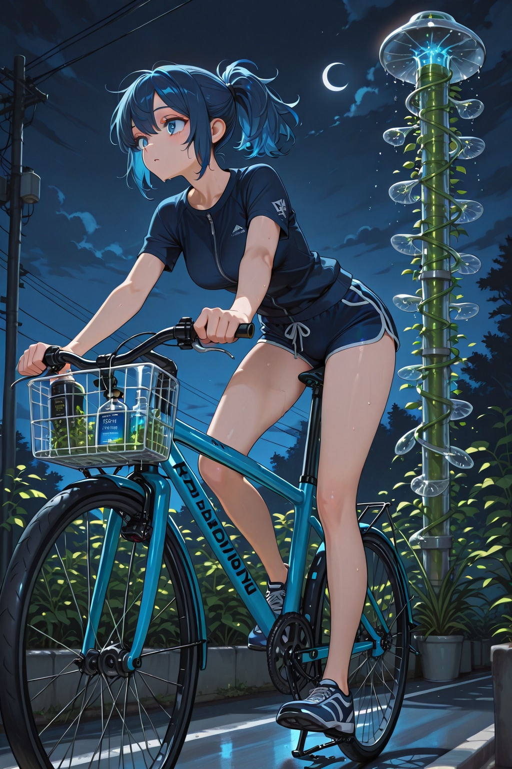 青ぽにちゃん サイクリング_ECHIDNA