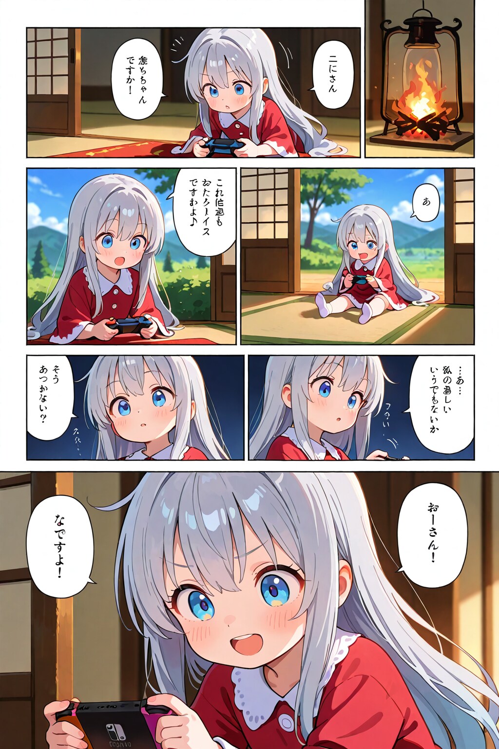 四コマ漫画風チャレンジ