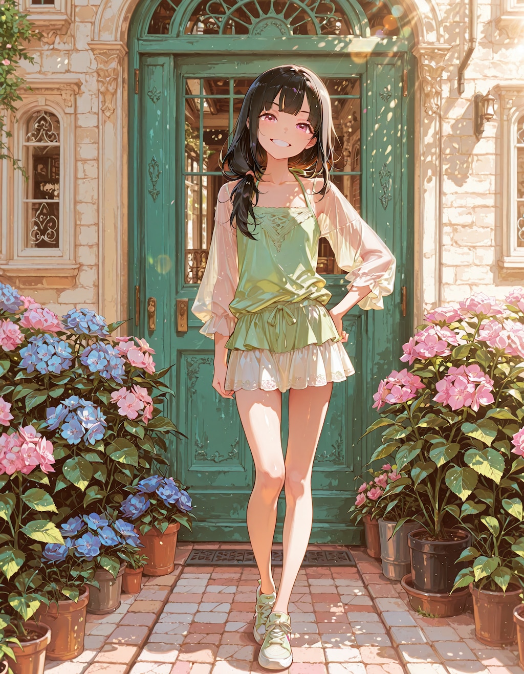 ここに3色のコーデがあるじゃろ？