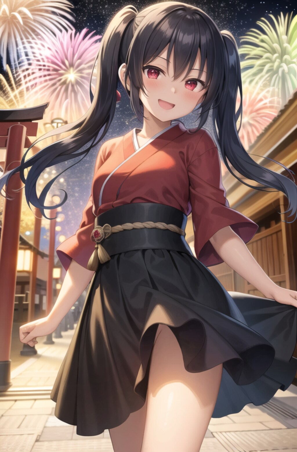 【事前】和服カノジョと花火大会デート