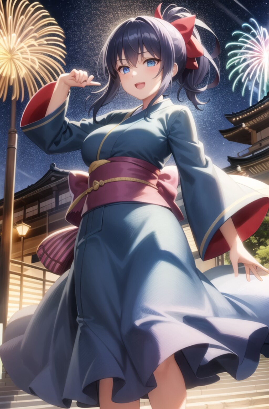 【事前】和服カノジョと花火大会デート