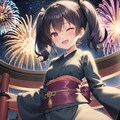 【事前】和服カノジョと花火大会デート 5枚目