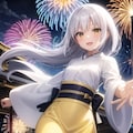 【事前】和服カノジョと花火大会デート 2枚目