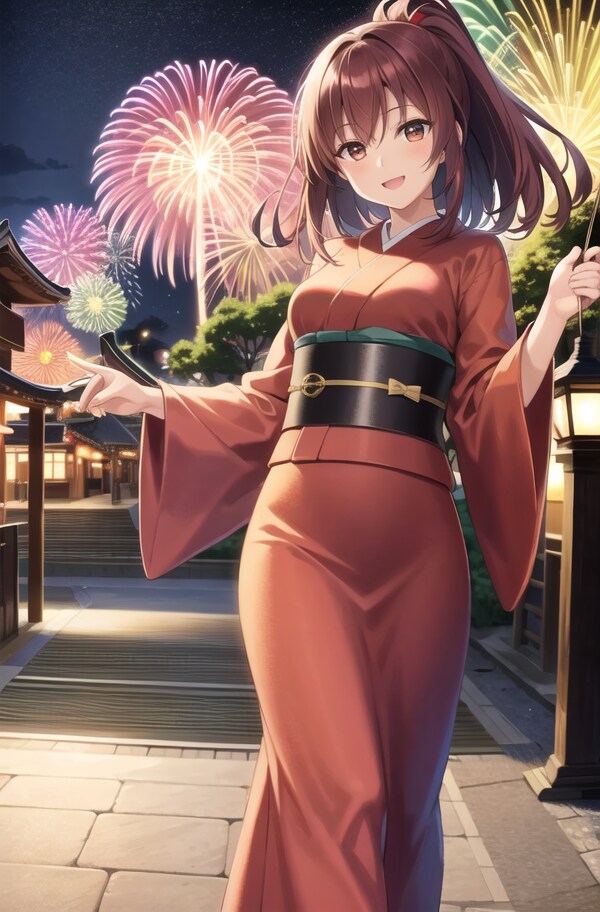 【事前】和服カノジョと花火大会デート