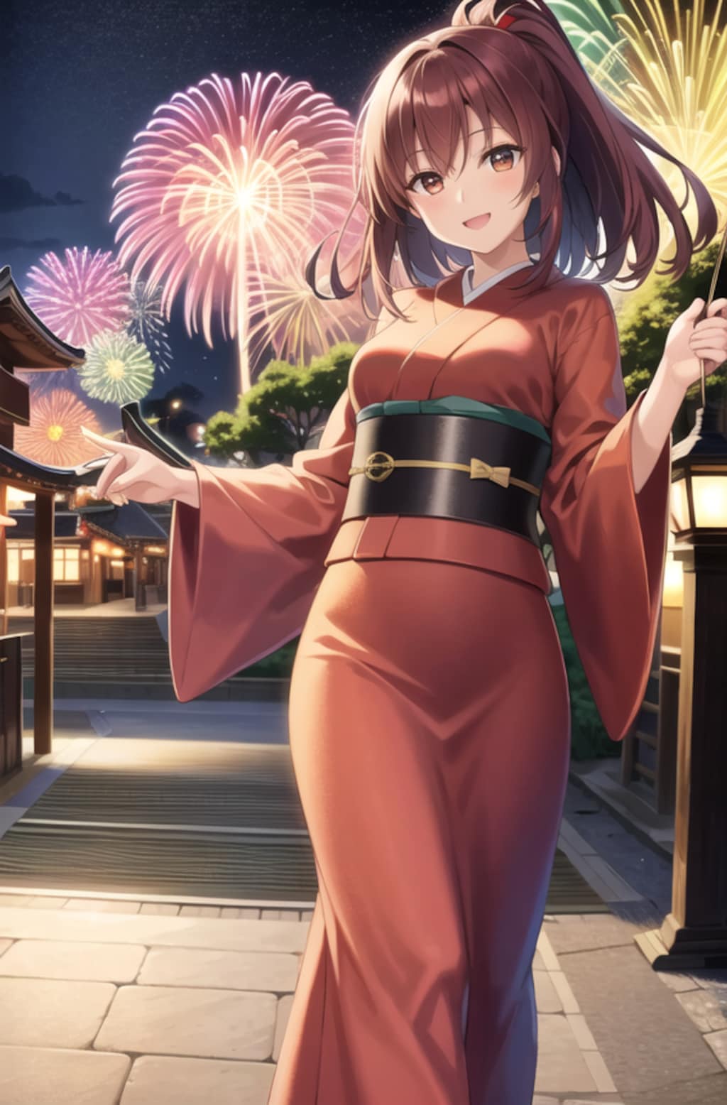 【事前】和服カノジョと花火大会デート