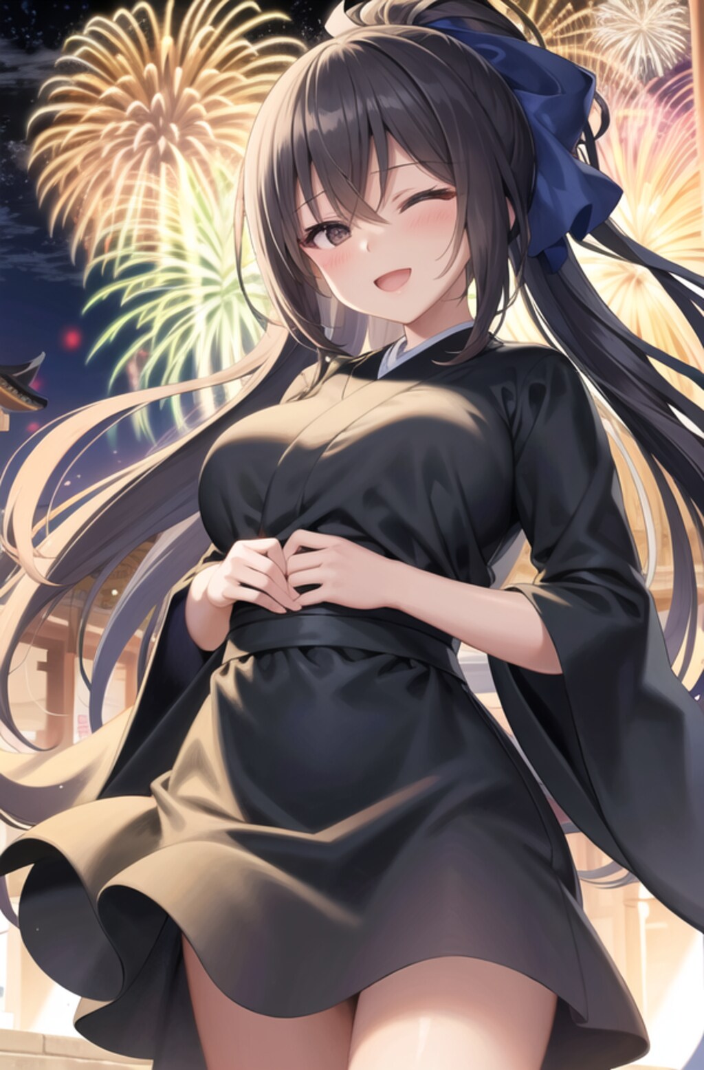 【事前】和服カノジョと花火大会デート