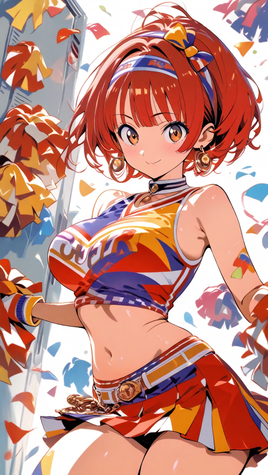 ちちぷい3周年記念イラスト～スタイリッシュチアガール