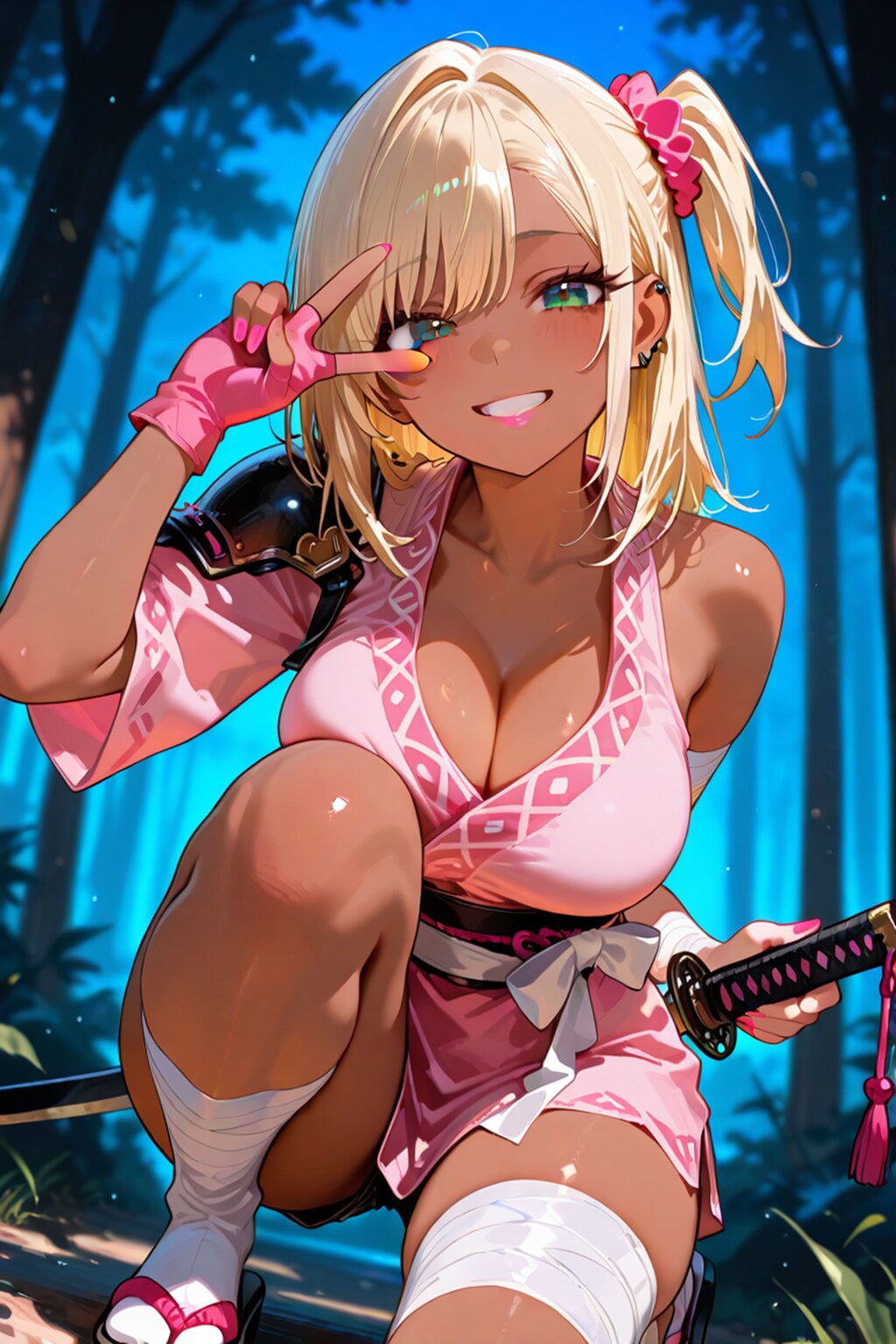 忍者 × ギャル子ちゃん