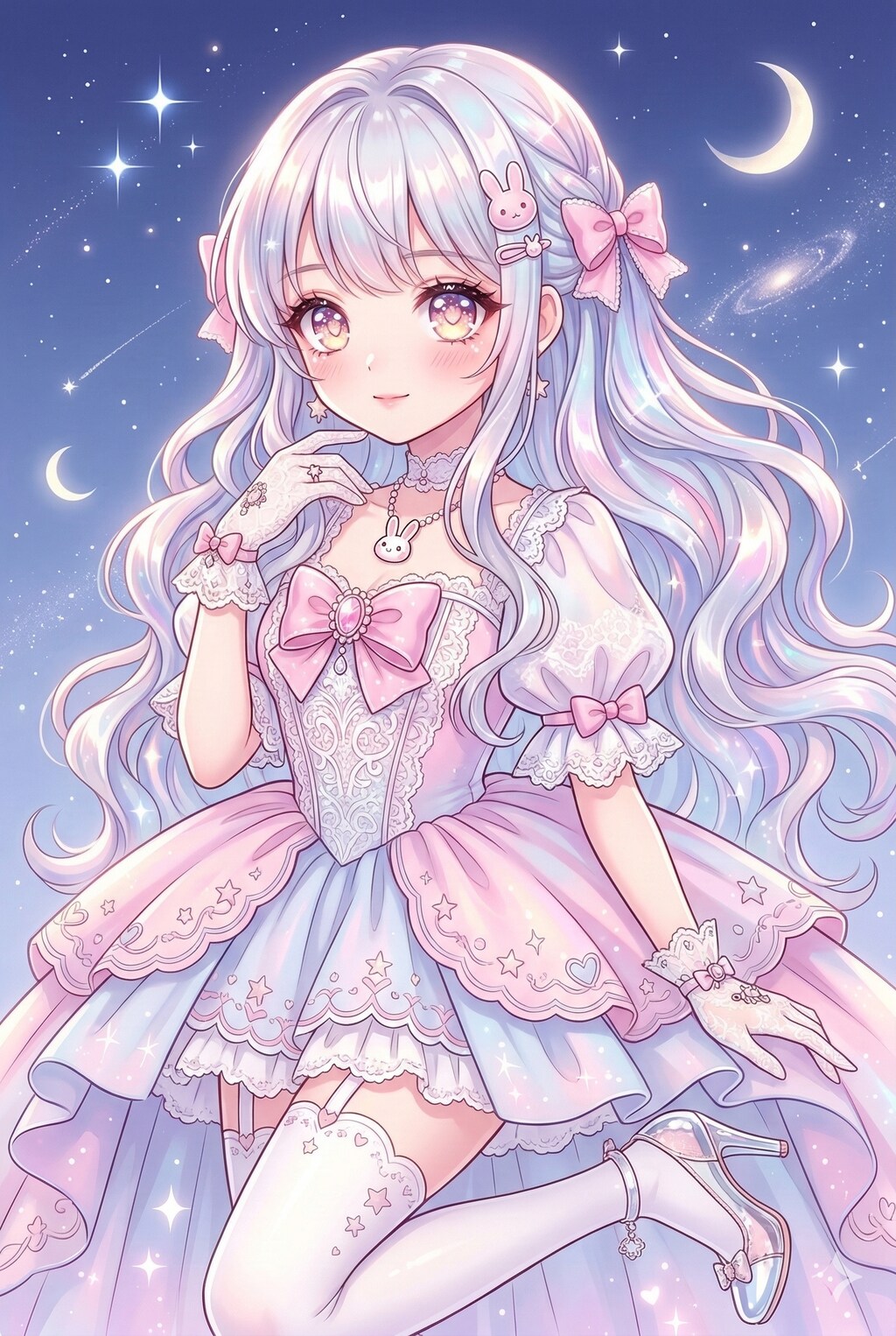月夜の幽玄な調べ