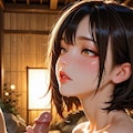 温泉で手コキ 3枚目