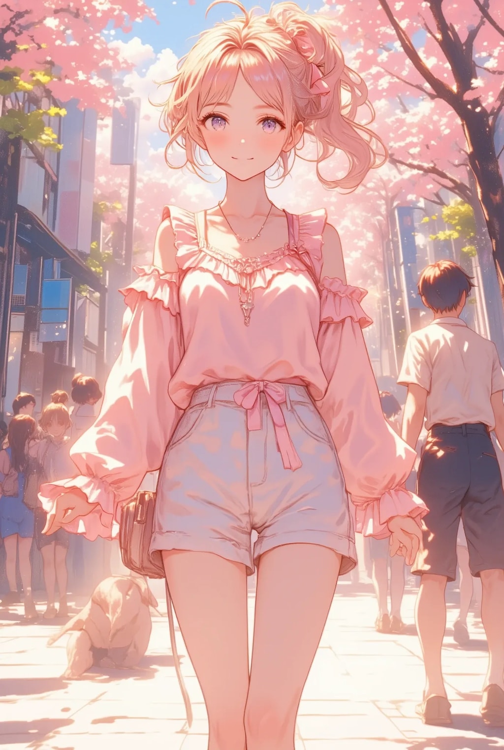 ホットパンツなお姉さん