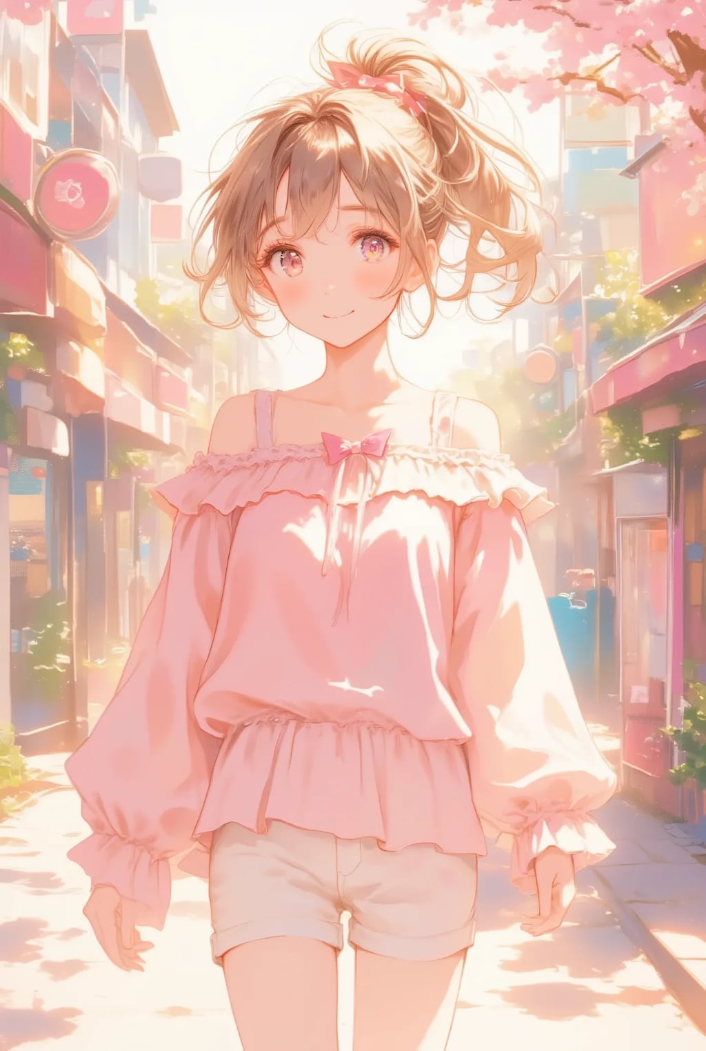 ホットパンツなお姉さん