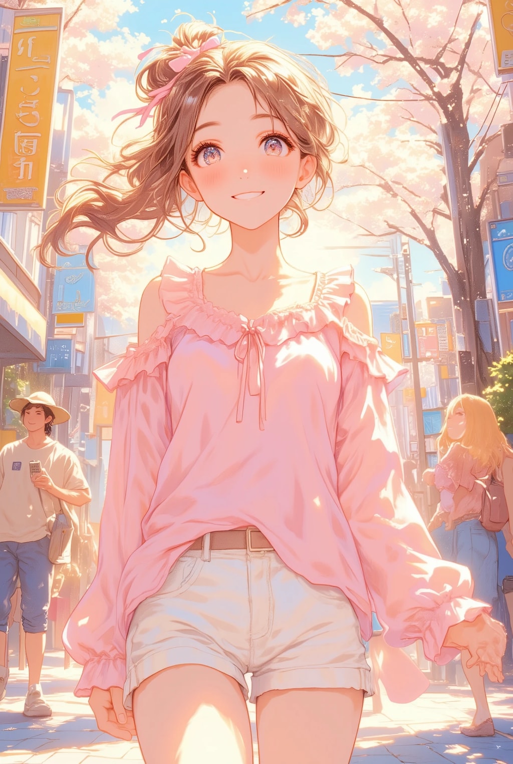 ホットパンツなお姉さん