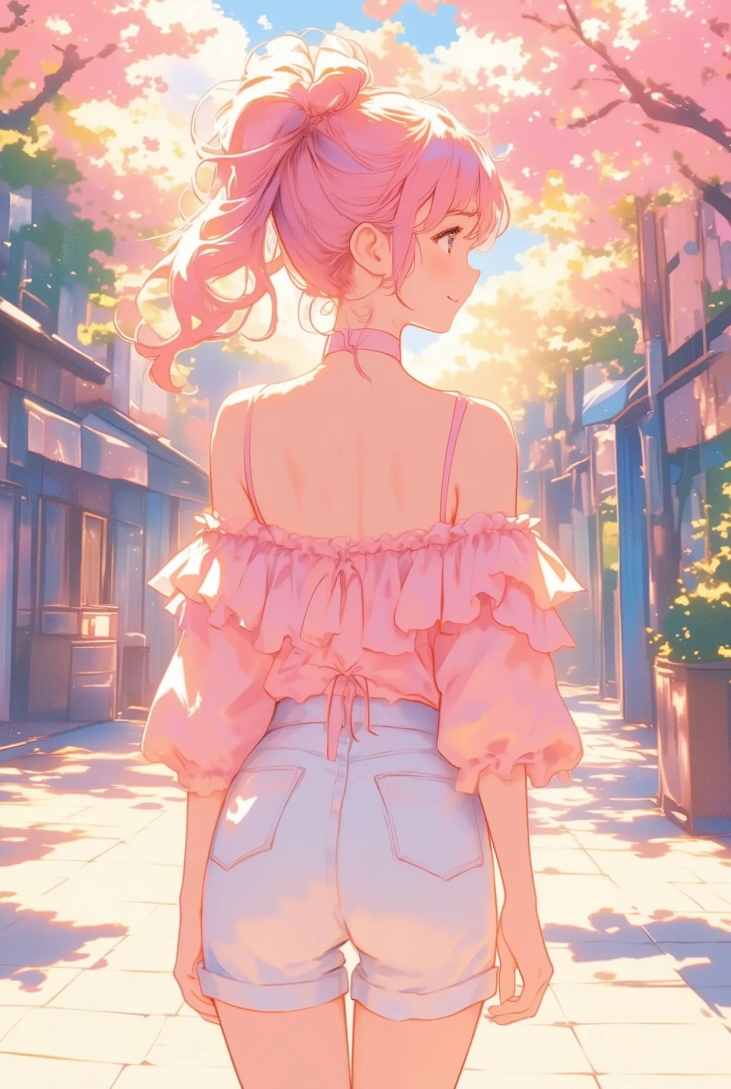 ホットパンツなお姉さん