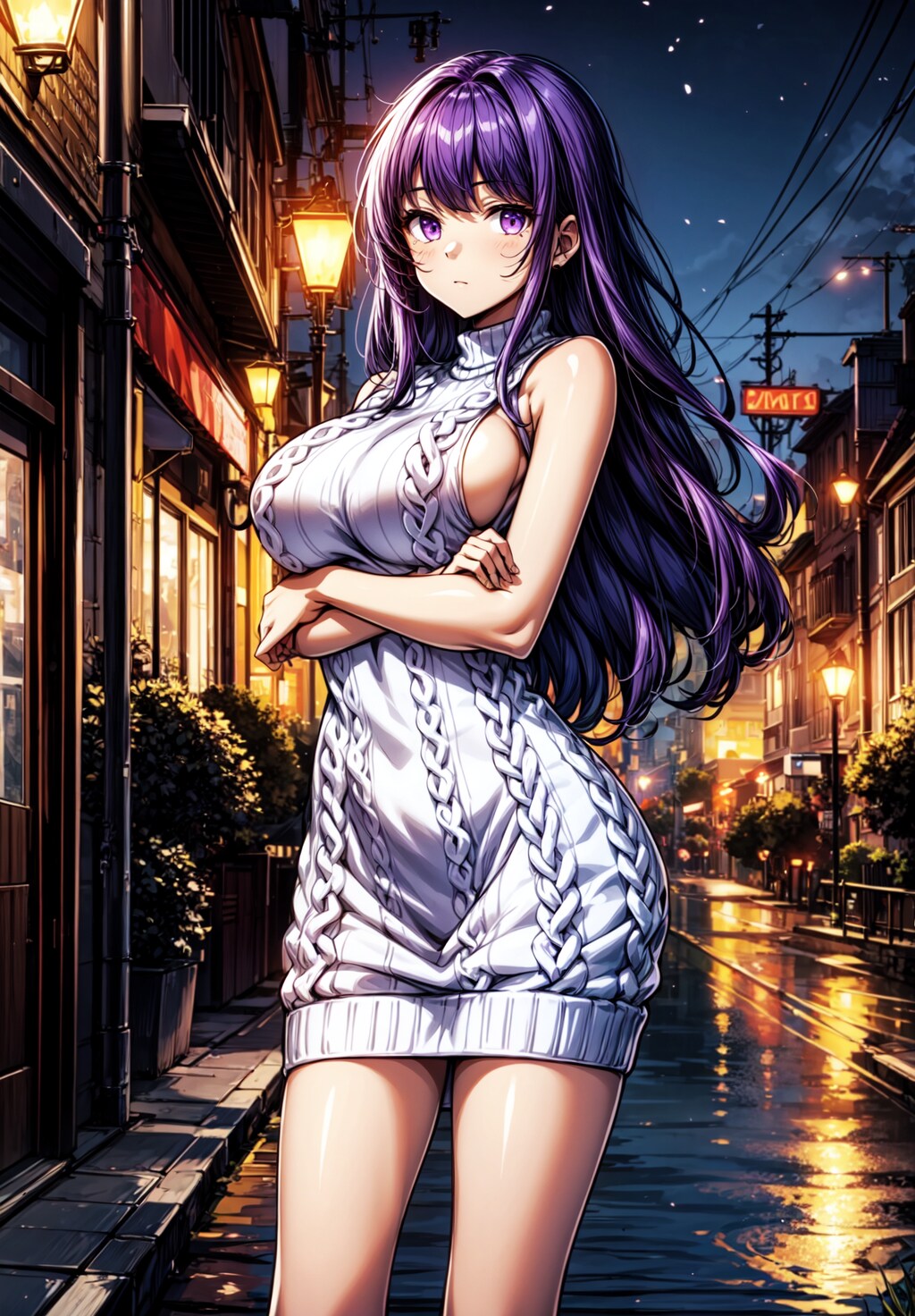 雷電将軍と夜デート